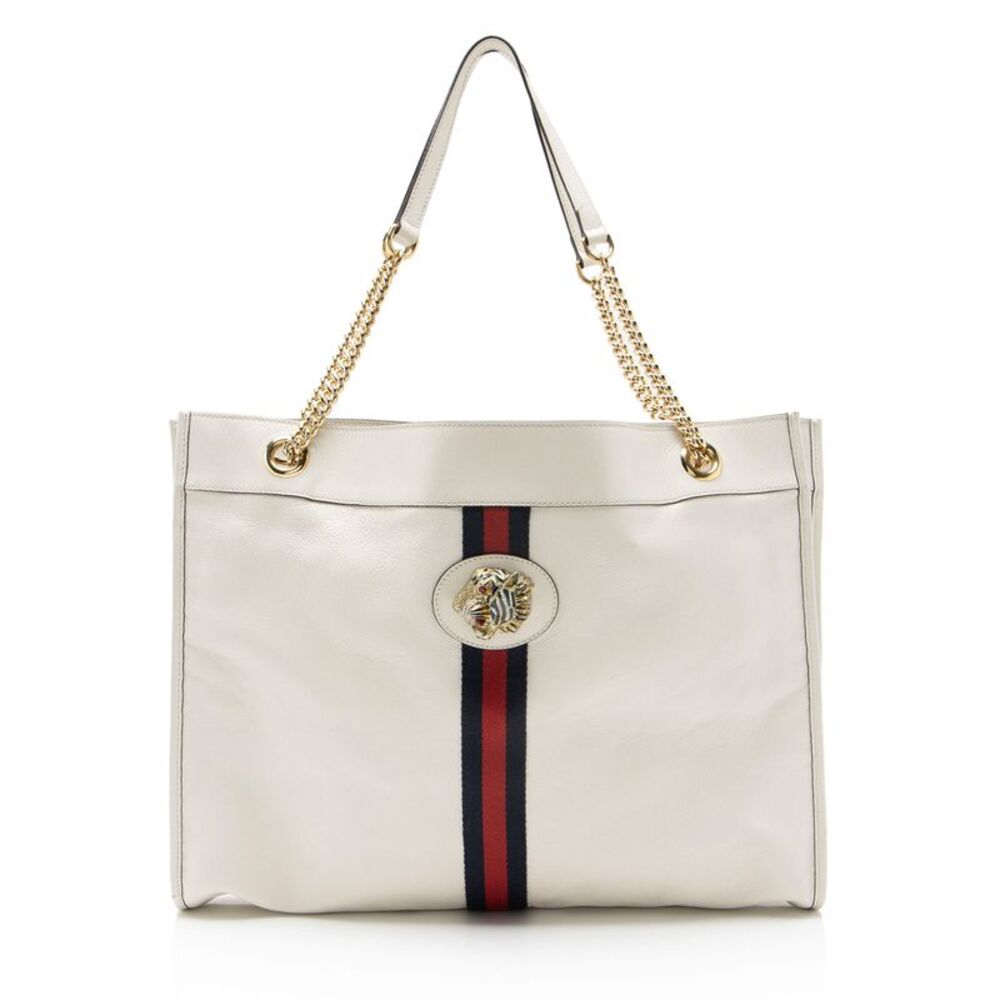 Gucci Leather Rajah Large Tote